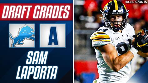 2023 NFL Draft Grades: Lions Select Sam LaPorta No. 34 Overall Live ...