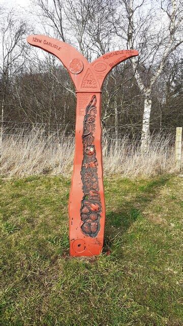 Royal Bank Of Scotland Milepost On North Roger Templeman Cc By Sa