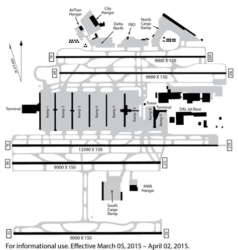 Atlanta Hartsfield International Airport Map