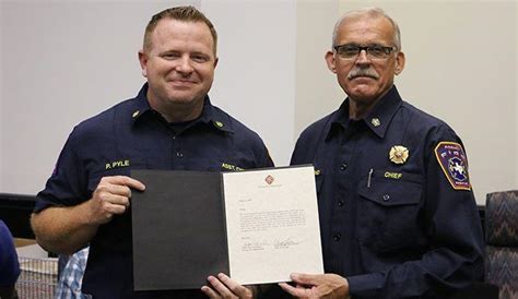 Forney Fire Department Captain Phillip Pyle promoted to assistant chief ...