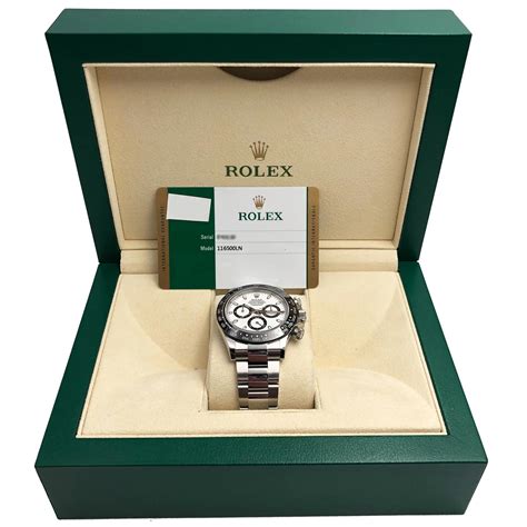 Rolex Daytona White Panda Dial Steel Ceramic Automatic Mens Watch