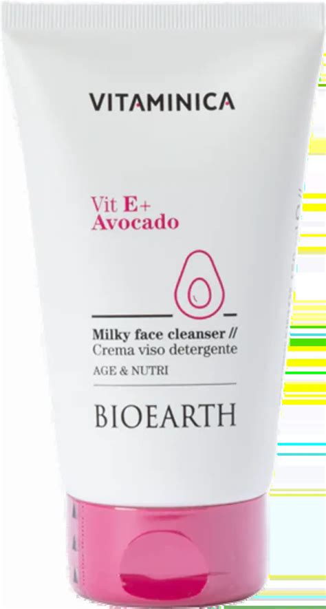 Bioearth Vitaminica Crema Viso Detergente Vit E Avocado Ml