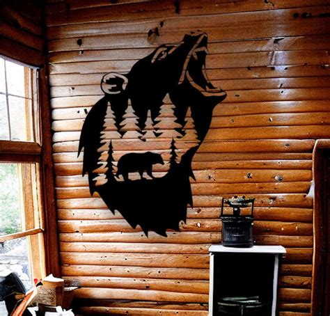 Unique Bear Head Silhouette Sign | 1CutFab – 1CUTFAB