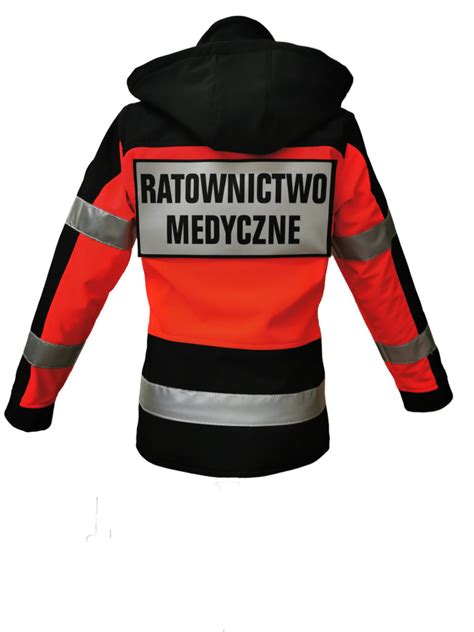 Softshell Ratowniczy z kapturem MEDMAR odzież dla Ratownictwa