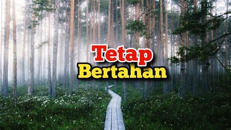 Tetap Bertahan Renungan Dan Doa Pagi Suara Injil Youtube