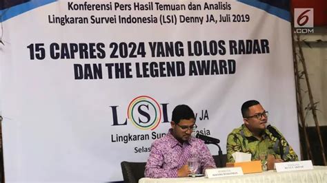 4 Hasil Survei Lsi Denny Ja Prabowo Hingga Ahok Masuk Bursa Pilpres