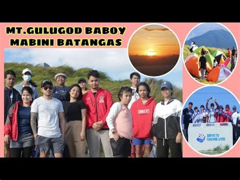 Mt Gulugod Baboy Mabini Batangas Youtube