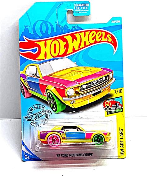 Hot Wheels 67 Mustang Coupe 218250 Multicolor Yaxa Colombia