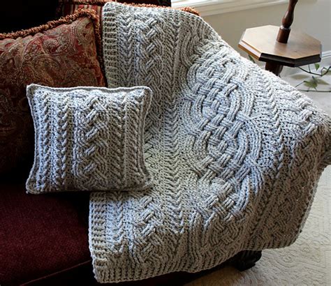 Ravelry Irish Lullaby Cable Blanket Pattern By Noelle Stiles