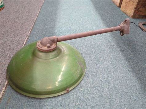 Vintage Green Enameled Light Fixture Isabell Auction