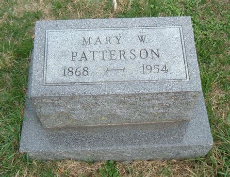 Mary Willie Patterson Find A Grave Memorial