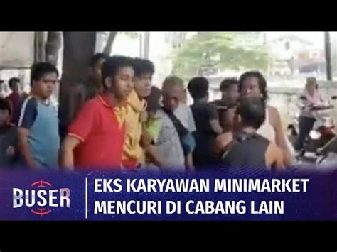 Eks Karyawan Curi Jutaan Rupiah Di Minimarket Datang Pakai Seragam