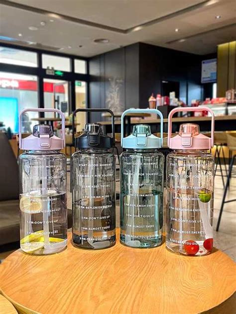 Ls Botol Minum Plastik Transparan Heenoor Liter Sport Water Vitality