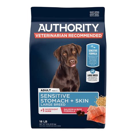 Authority Sensitive Stomach & Skin Large Breed All Life Stage Dry Dog Food - Salmon | dog Dry