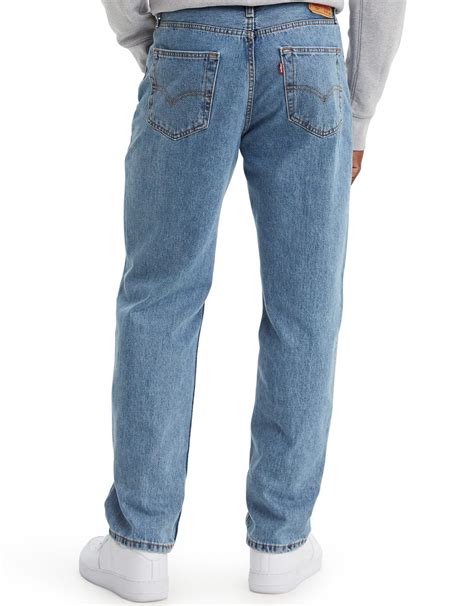 Levi S Men S 550 Relaxed Mid Rise Relaxed Fit Tapered Leg Jeans Light Stonewash