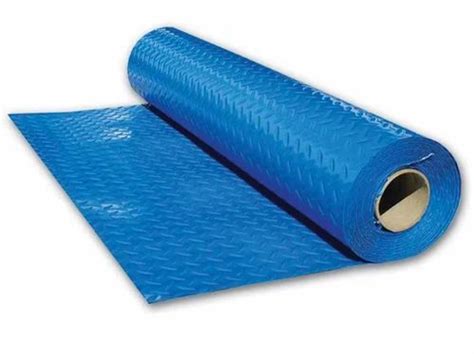 Blue Plastic Floor Protector Sheet Roll At Square Feet In