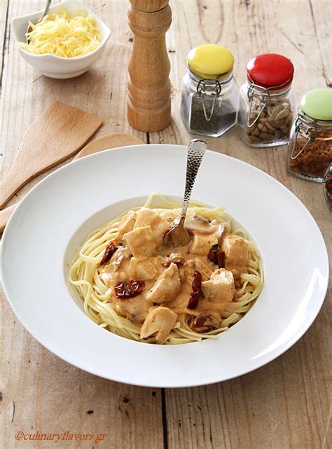 Creamy Chicken Pasta With Sun Dried Tomatoes Culinary Flavors