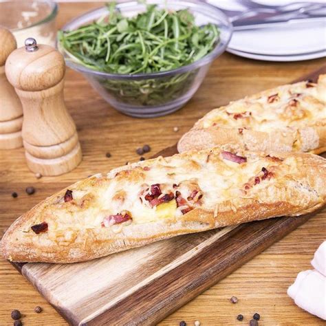 Recette Baguette aux lardons et fromage Vidéo Vidéo Recettes de