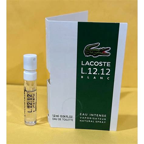 Lacoste Men S L Blanc Eau Intense Edt Oz Fragrances