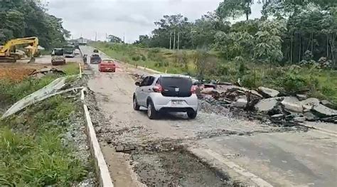 Dnit vai liberar tráfego de veículos a cada uma hora durante obra de