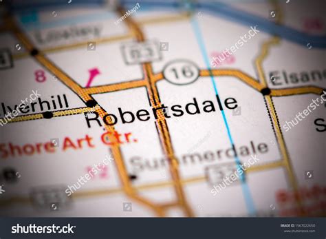 Robertsdale Alabama Usa On Map Stock Photo 1567022650 | Shutterstock