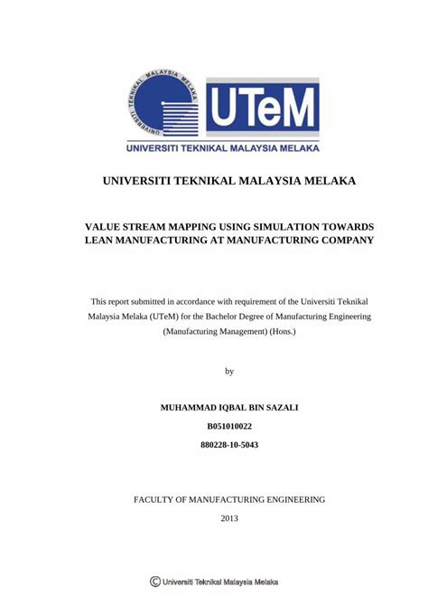 Pdf Universiti Teknikal Malaysia Melakaeprints Utem Edu My