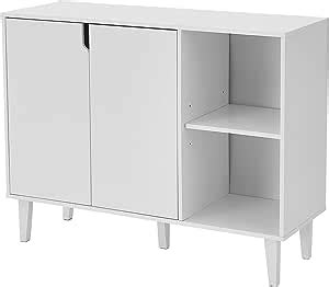 Panana Buffet Sideboard Serving Cabinet With Doors And Shelves