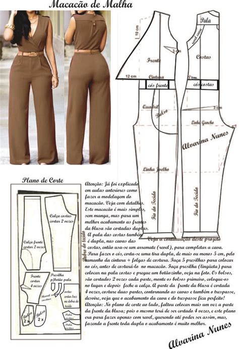 Costura E Modelagem Costura Fashion Roupas Diy Moldes De Roupas