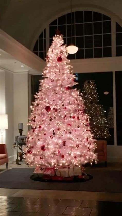 A Pink Xmas Tree Pink Xmas Pink Christmas Tree Pink Christmas