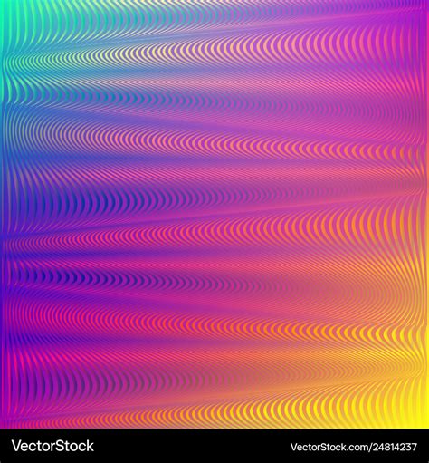 Rainbow Gradient Background Glitch Effect Vector Image