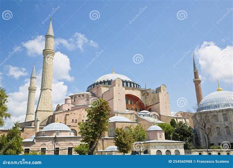 Beautiful View On The Hagia Sophia Mosque In Istanbul Sultanahm Stock