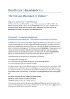 Samenvatting Geschiedenis Hoofdstuk De Tijd Van Monniken En