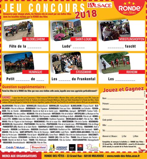 Jeu Concours | Les actualités de la Fédération