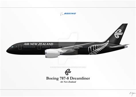 Boeing 787 - Air New Zealand by graphicamilitare on DeviantArt