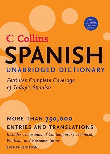 Amazon Harpercollins Spanish Unabridged Dictionary Th Edition