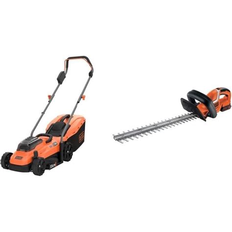 BLACK DECKER Tondeuse 18V 33 cm Jardin Jusqu à 350 m² Fonction