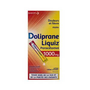 Doliprane Liquiz Mg Suspension Buvable Sachets