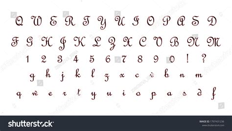 Vektor Stok English Alphabetletters Patternvector Illustration Tanpa