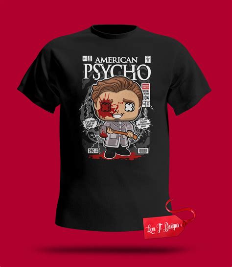 American Psycho T Shirt Pop Culture T Shirt Icon S S Retro Film T