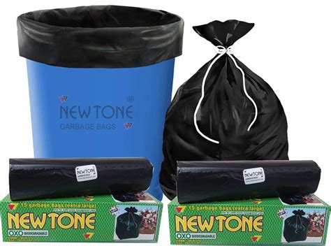 Newtone Premium OXO Biodegradable Garbage Bags Extra Large Size 76