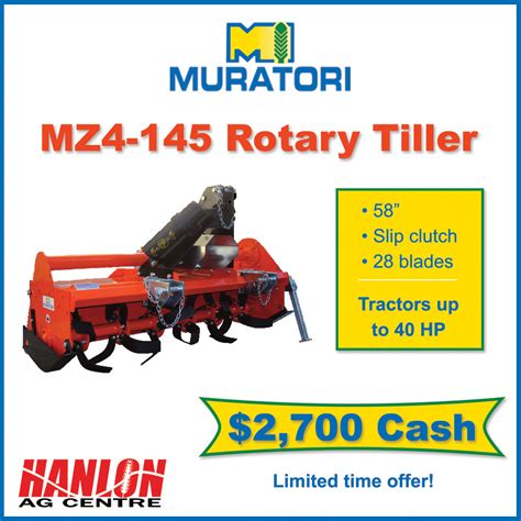 Muratori Muratori Mz Rotary Tillers Hanlon Ag Centre