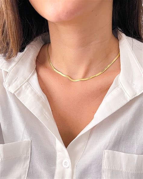 Choker Fita Mm Dourado