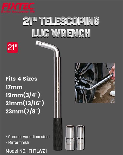 FIXTEC 21" Telescoping Lug Wrench