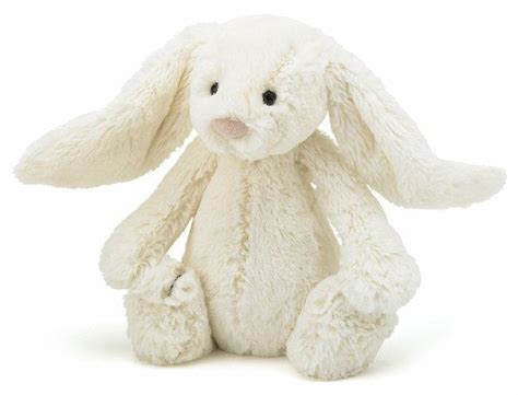 Purchase Jellycat Bas3bcn Bashful Bunny Cream Medium Sitting Plush Soft Toy At World Of Bears