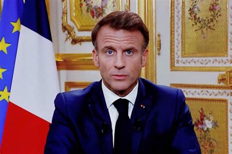 Attaque En Isra L Emmanuel Macron Fait Un Terrible Lapsus Lors De Son