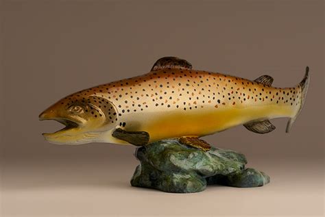 Colorado Brown Trout Large Limited Edition Bronze Brown Trout