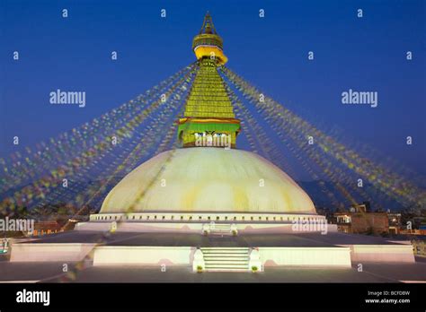 Bodnath (Boudhanath) Stupa, Kathmandu, Nepal Stock Photo - Alamy