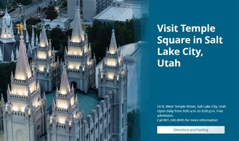 New Website for Temple Square at TempleSquare.com | LDS365: Resources ...