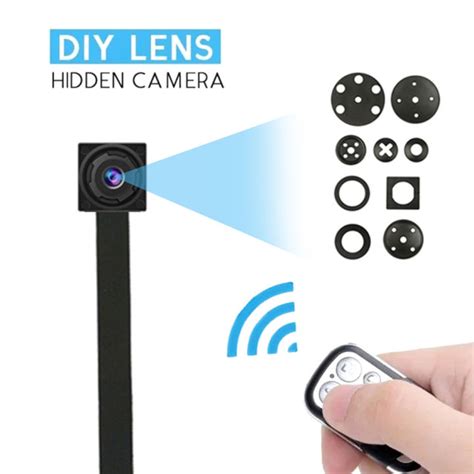 Remote Control Mini Camera 1080P Full HD DIY Wireless Hidden Spy Cam ...