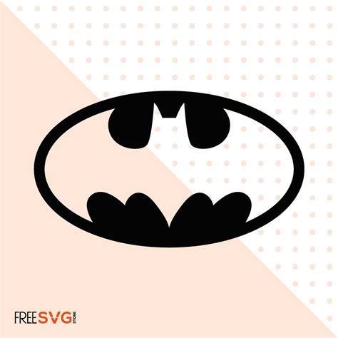 Batman Icon Vector, Batman Logo SVG Cut File